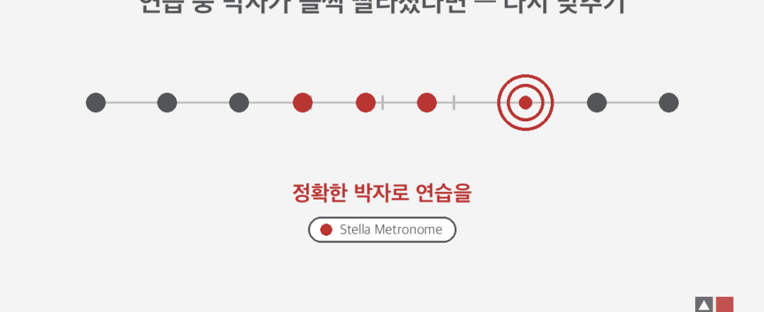 박자 드리프트 잡는 법 — Stella Metronome